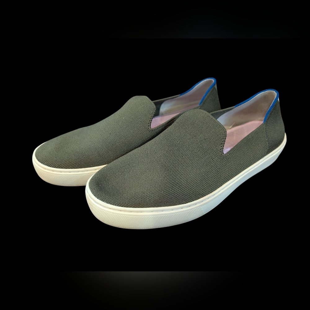 Rothys Green Slip On Sneaker Size 9